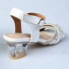 Madison Girls Diamond Sandal - White