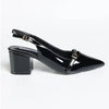 Madison Goddess Slingback - Black