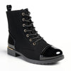 Madison Gold Eyelet Ankle Bootie-Madison Heart of New York-Buy shoes online