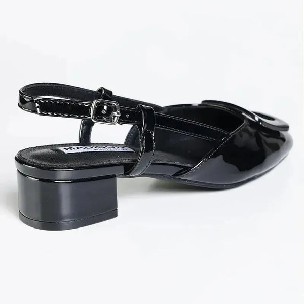 Madison Gracie Block Heel - Black