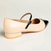 Madison Grayson Heel Pump - Black/ Off White