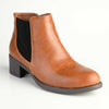 Madison Gusset Fanny Ankle Boot - Tan-Madison Heart of New York-Buy shoes online