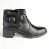 Madison Gusset Fawn Strappy Ankle Boot - Black-Madison Heart of New York-Buy shoes online