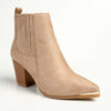 Madison Gusset Fiona Ankle Boot - Taupe-Madison Heart of New York-Buy shoes online