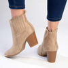 Madison Gusset Fiona Ankle Boot - Taupe-Madison Heart of New York-Buy shoes online