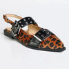 Madison Gwen Eyelet Strap Slingback - Leopard
