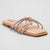 Madison Haven Diamond Strappy Sandals - Nude-Madison Heart of New York-Buy shoes online