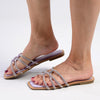 Madison Haven Diamond Strappy Sandals - Purple-Madison Heart of New York-Buy shoes online