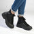 Madison Hi-Cut Sabrina Sneakers - Black Mono-Madison Heart of New York-Buy shoes online