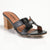 Madison Hilda Block Mule Sandal - Black Croc-Madison Heart of New York-Buy shoes online