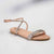 Madison Hillary Ankle Diamond Detail Sandal - Beige-Madison Heart of New York-Buy shoes online