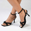 Madison Ida Cross Over Stiletto - Black-Madison Heart of New York-Buy shoes online