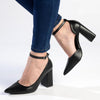 Madison India Block Heel - Black-Madison Heart of New York-Buy shoes online