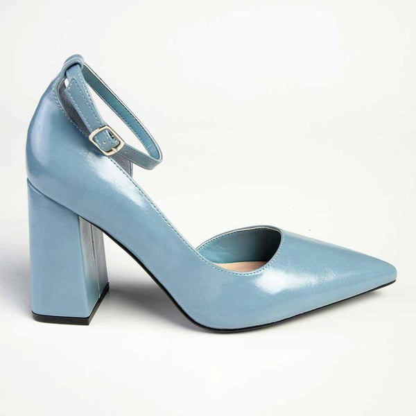 Madison India Block Heel - Blue-Madison Heart of New York-Buy shoes online