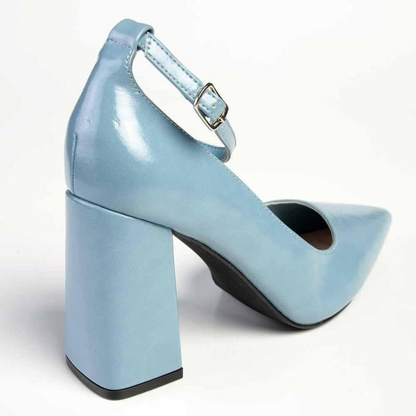 Madison India Block Heel - Blue-Madison Heart of New York-Buy shoes online