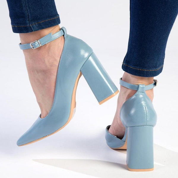 Madison India Block Heel - Blue-Madison Heart of New York-Buy shoes online