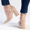 Madison India Block Heel - Nude-Madison Heart of New York-Buy shoes online