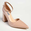 Madison India Block Heel - Nude-Madison Heart of New York-Buy shoes online