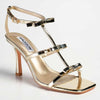 Madison Indigo Triple Bow Stiletto - Gold-Madison Heart of New York-Buy shoes online