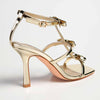 Madison Indigo Triple Bow Stiletto - Gold-Madison Heart of New York-Buy shoes online