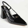 Madison Inga Block Heel - Black-Madison Heart of New York-Buy shoes online