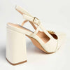 Madison Inga Block Heel - Off White-Madison Heart of New York-Buy shoes online