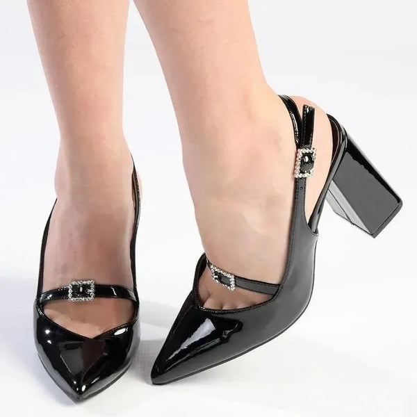 Madison Isolde Block Heel - Black
