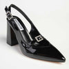 Madison Isolde Block Heel - Black-Madison Heart of New York-Buy shoes online