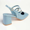 Madison Ivanna Block Heel - Blue-Madison Heart of New York-Buy shoes online