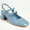 Madison Ivanna Block Heel - Blue-Madison Heart of New York-Buy shoes online