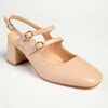 Madison Ivanna Block Heel - Nude-Madison Heart of New York-Buy shoes online