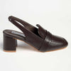 Madison Ivory Block Heel - Chocolate-Madison Heart of New York-Buy shoes online