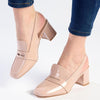 Madison Ivory Block Heel - Nude-Madison Heart of New York-Buy shoes online