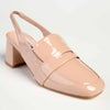 Madison Ivory Block Heel - Nude-Madison Heart of New York-Buy shoes online