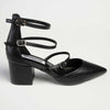 Madison Ivy Low Block Heel - Black-Madison Heart of New York-Buy shoes online