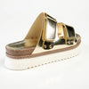 Madison JO Double Velcro Strap Sandals - Champagne-Madison Heart of New York-Buy shoes online