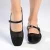 Madison Jackie Mesh Pump - Black-Madison Heart of New York-Buy shoes online