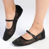 Madison Jackie Mesh Pump - Black-Madison Heart of New York-Buy shoes online