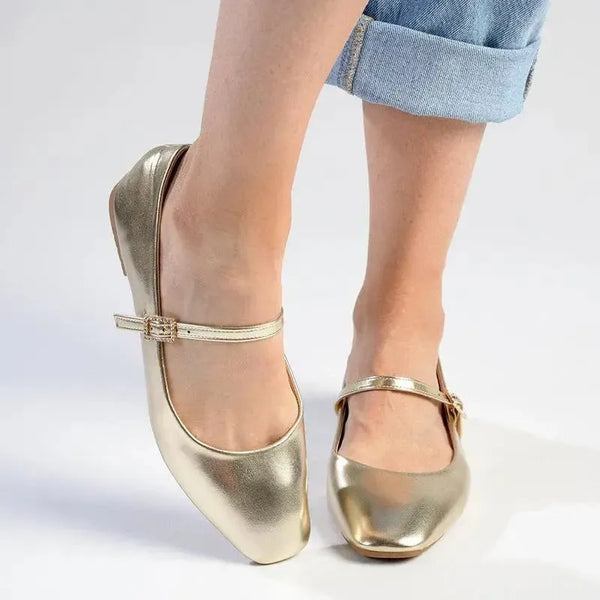 Madison Jackilee Pump - Gold