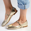 Madison Jackilee Pump With Buckle Strap - Gold-Madison Heart of New York-Buy shoes online