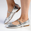 Madison Jackilee Pump With Buckle Strap - Silver-Madison Heart of New York-Buy shoes online