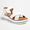 Madison Jacklynn Crossover Footbed Sandal - White-Madison Heart of New York-Buy shoes online