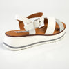 Madison Jacklynn Crossover Footbed Sandal - White-Madison Heart of New York-Buy shoes online