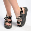 Madison Jaden Sandal - Black