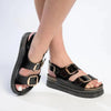 Madison Jaden Sandal - Black