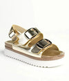 Madison Jaden Slingback Sandal - Gold