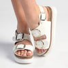 Madison Jaden Slingback Sandal - White-Madison Heart of New York-Buy shoes online