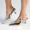 Madison Jakova Court Heels - Silver-Madison Heart of New York-Buy shoes online