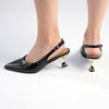 Madison Jamison Kitten Heels - Black-Madison Heart of New York-Buy shoes online