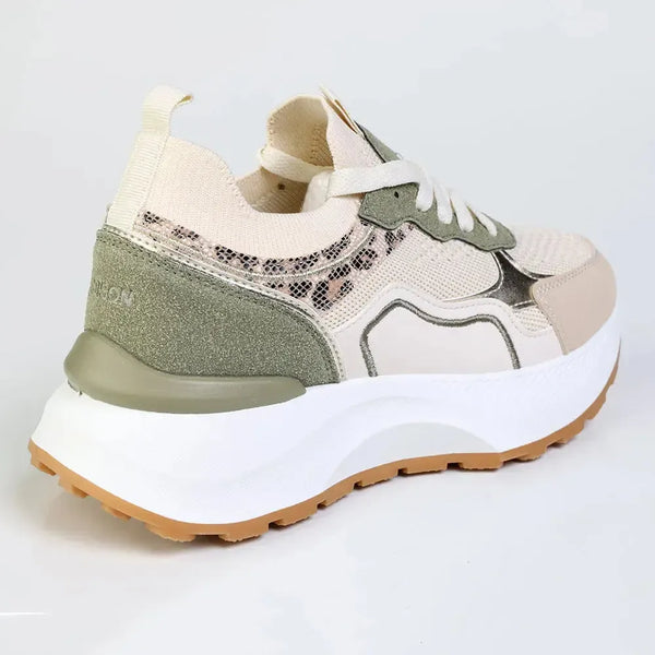 Madison Janey Sneaker - Nude Multi